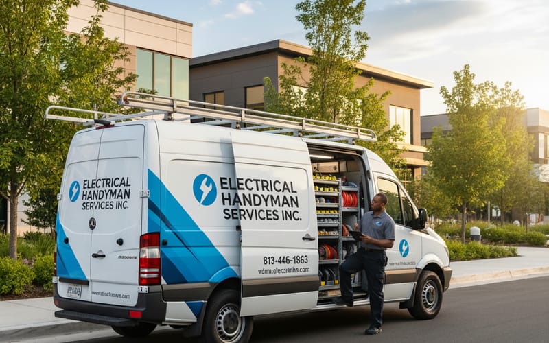 Electrical Handyman Services Inc. service van